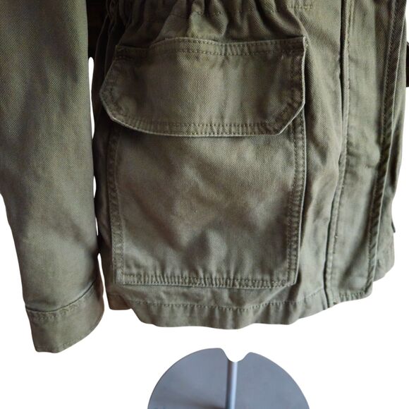 Madewell Fleet Utility Jacket Army Green Size Small Cotton - Picture 5 of 9